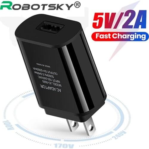 US Plug 5V/2A Quick Charging USB Charger For Huawei Mate 20 Samsung Galaxy S8 Xiaomi Mi 5 HTC Portable Mobile Phone Charger