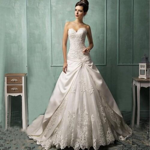 2018 New Empire White/ivory Court Train Bridal Gown Ccustom Size Vestido De Noiva robe de mariee mother of the bride dresses