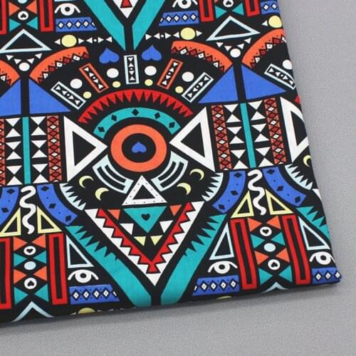 100cm*147cm Vintage Patchwork Cotton Fabric Poplin