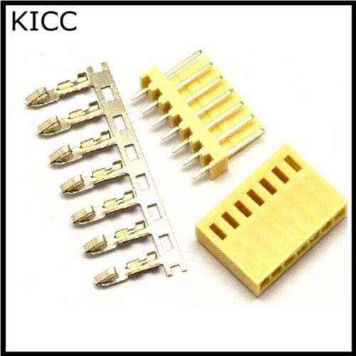 20Sets KF2510 9P Straight pin Connecting terminal KF 2.54mm 9Pin Connector Plug+Socket+Metal reed