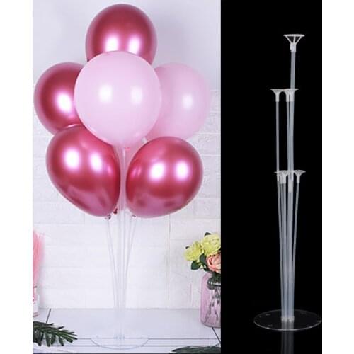 7 Tubes Balloons Stand Balloon Holder Column Confetti Balloon Baby Shower Kids Birthday Party Wedding Decoration Supplies Ballon