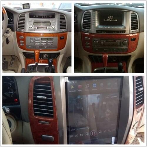 For Toyota Land Cruiser 100 LC100 For Lexus LX470 2002 - 2007 Android 9 Carplay Radio Player Car GPS Navigation Head Unit