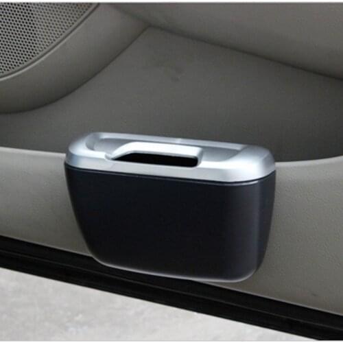 Car Rubbish Box Dust Case Box Trash Can in Car Plastic Trash Bag Car Organizer Box Waste Container Car Trash Bin Car
