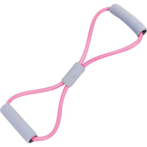 Resistance 8 Word Elastic Bands for Home Gym Workout Muscle Trainning Rubber Chest Expander Yoga Gum Fitness Rope