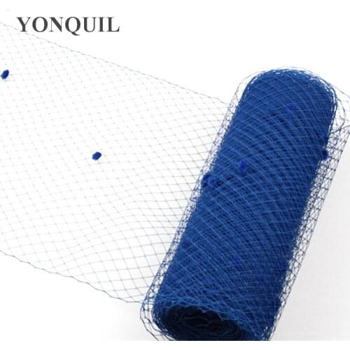 25 CM Black Or Multiple Color Dot Birdcage Veil Bridal Netting Hair Accessory Millinery Veilling DIY Fascinator Base Headpiece