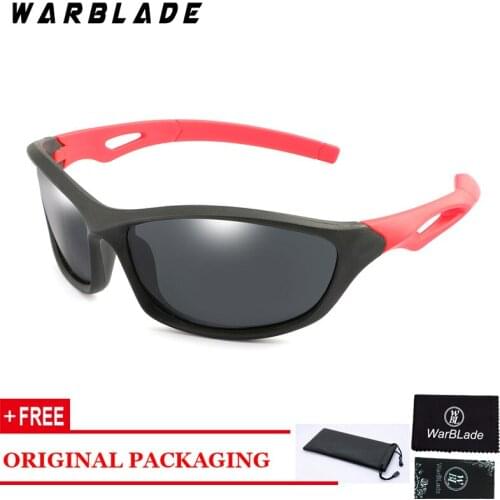 WarBlade Children TR90 Polarized Sunglasses Kids Cool Sun Glasses 100% UV400 Eyeglasses for Boy Girl With Pouch Oculos De sol