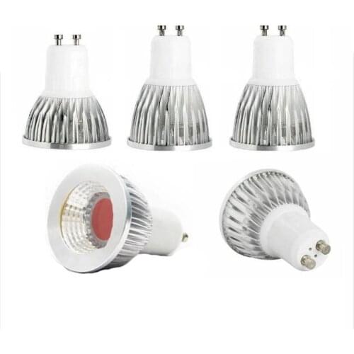 Super Bright LED Spotlight Bulb GU10 Light Dimmable Led 110V 220V AC 6W 9W 12W COB LED lamp GU 10 led Red Green Blue Yellow