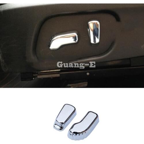 Top For Subaru Forester 2013 2014 2015 2016 2017 2018 ABS Chrome Seat Adjustment Knob Button Switch Trim Panel Trim Frame 2/3pcs