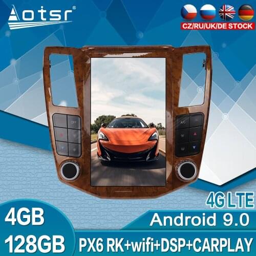 Tesla Style Vertical Screen For Lexus RX RX300 RX330 Android Car Radio Automotivo Car DVD Player Stereo GPS Navigation Audio HD