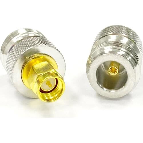 1PC N Female Jack to SMA Male Plug RF Coax Adapter convertor Straight Nickelplated NEW wholesale