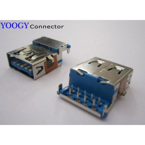 10pcs Female usb3.0 connector fit for Lenovo E31-70 E31-80 ThinkPad T460P Flex 15 2-15 2-15D laptop motherboard USB 3.0 socket