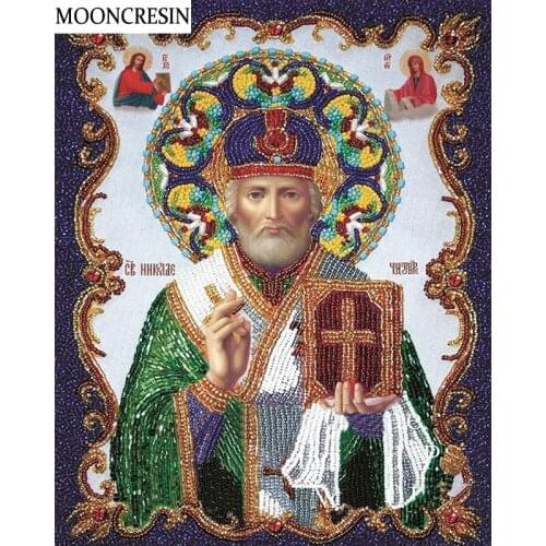 5D Diy Diamond Painting Crystal Mosaic Religious The Father Diamond Embroidery Cross Stitch Kit Full Square Decoration Home Gift