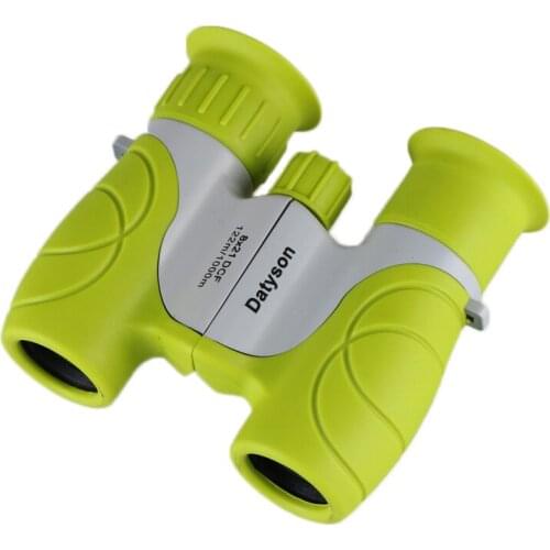 8x21 Kids Binoculars Compact Binocular Roof Prism for Bird Watching Educational Learning Christmas Gifts Children Toys -Green