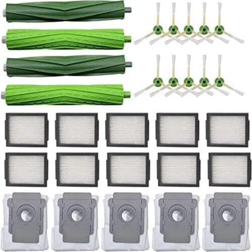 Promotion!Replacement Parts Kit for IRobot Roomba I7 I7+ Plus Vacuum, Set Multi-Surface Rubber Brushes High-Efficiency Filters