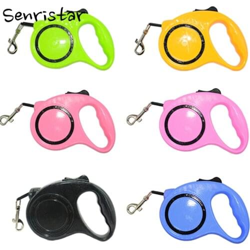3M/5M Automatic Retractable Nylon Pet Dog Leash for Small Medium Dogs Cats Walking Running Extending Rope Puppy Dog Lead Leash
