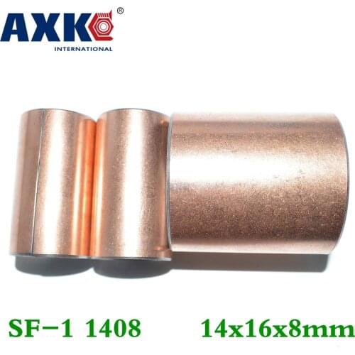 Axk 10pcs Sf-1 1408 14x16x8 Mm Self Lubricating Composite Bearing Bushing Sleeve Free Shipping Sf1