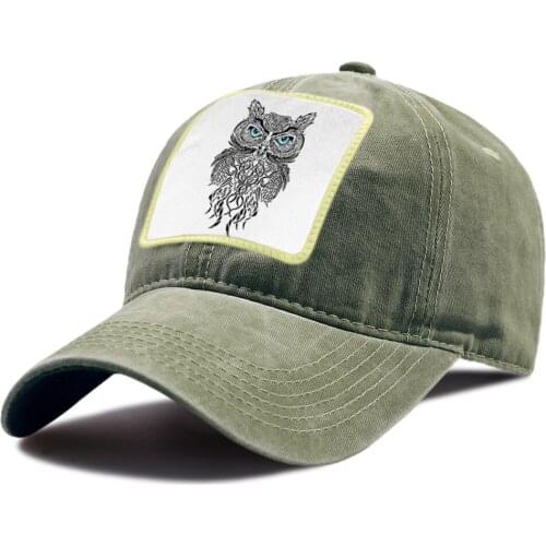 Cool Owl Printed Baseball Caps Cotton Unisex Snapback Hat Breathable Summer Riding Hats Outdoor Sunscreen Hip Hop Baseball Cap