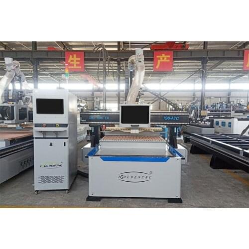 Auto tools changer atc cnc router cabinet furniture cnc nesting 1212 1325 1530 2030 automatic 3d wood carving kitchen cabinet