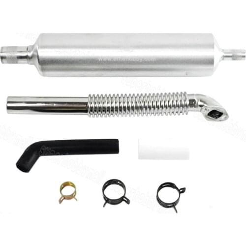 EME Muffler Exhaust Set Suited Engines Single Cylinder 26cc-35cc DLE30 EME35 DLA32 GT26 For Gasoline RC Airplane Engine Parts