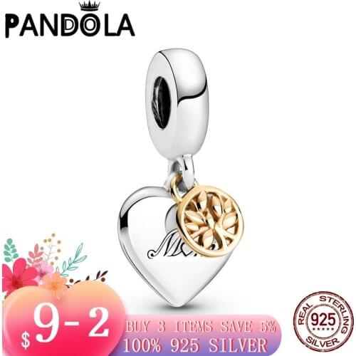 Hot 100% 925 Sterling SILVER charms happy family Dangle Charm fit Original Pandora Bracelet silver 925 jewelry