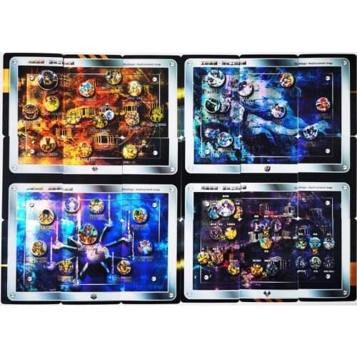 18pcs/set Saint Seiya Map Collection Golden Underworld Nordic Sea King 18in1 Hobby Collectibles Game Anime Collection Cards