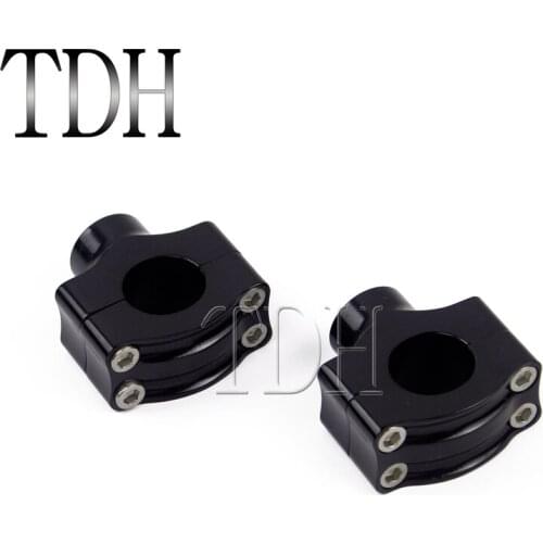 Motorcycle CNC Aluminum Handlebar Risers 25mm handlebar Low Clamps Universal For Harley For Yamaha Honda Shadow VLX 600 VTX1800