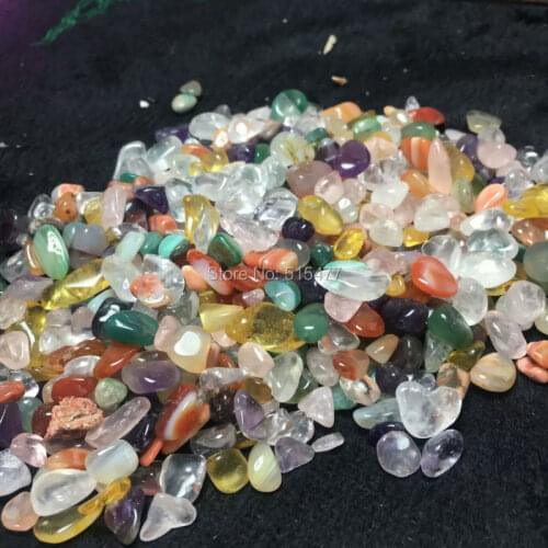 200g Natural mixed color Stones Healing Reiki Chakra Stones Fengshui Gemstone