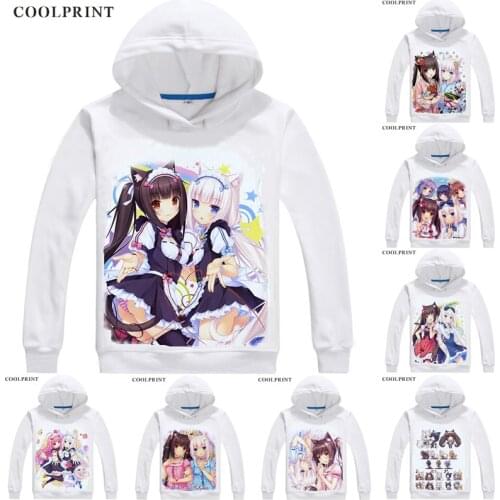 NEKOPARA Vol NEKOPALIVE The Catgirls Of La Soleil Cat Anime Cosplay Custom Pullover Sweatshirt Hoodie Classic Printed Fashion