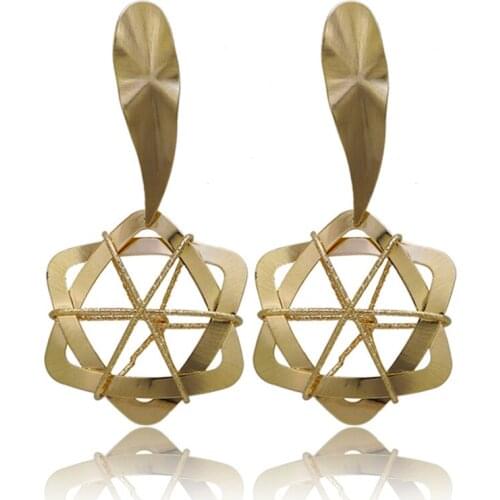 Wholesale African Woman Wedding Fashion Jewelry Double Star Earrings Black Stud Earring Rose Gold Color Earings Earrings