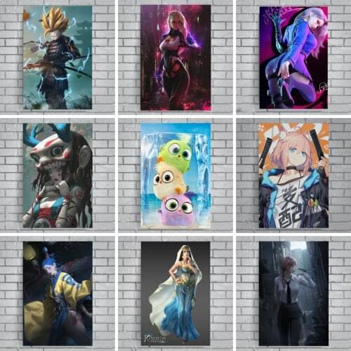 Japanese Anime Posters Horror Game HD Poster Canvas Painting Modern Room Wall Art Poster Sticker Scroll Home Decoration Painting