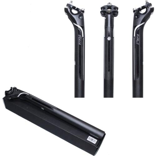 PURA RAZA New Brand Full Carbon Fiber High Quality Highway Bicycle Seat Tube SeatPost Rod Mountain Bicycle Seatpost