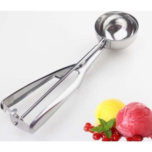Premium Easy to Use Manual Stainless Steel Ice Cream Baller Ice Cream Scoops Ice Cream Spoon LX7439