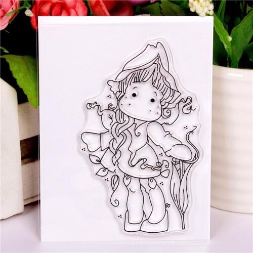 Yulan Flowers Transparent Clear Stamps Silicone Seals For DIY Scrapbooking Photo Album Card Making