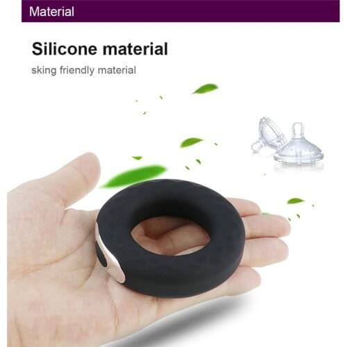 Remote Control Massager Delay Ejaculation Erotic Sex Shop Vibrator Penis Ring Male Sex Toys For Man Couples Adults Cock Rings