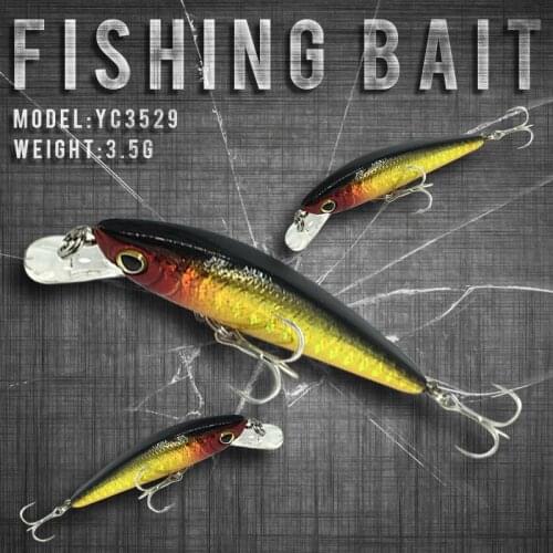 Fishing Lure 60mm/3.5g 0-0.3m Floating Shad Quality Bait Professional Minnow Hard Baits 3D Eyes Hot Model Fishing Lure Bait