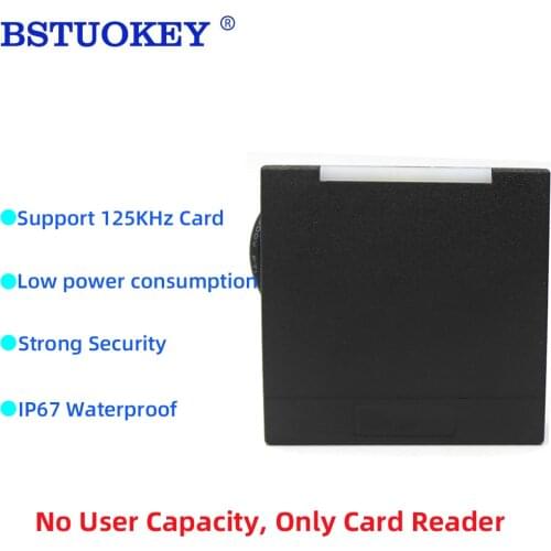 RFID Card Reader Wiegand Waterproof IP67 125khz 13.56mhz Proximity IC ID Card Swiping Slave Reader
