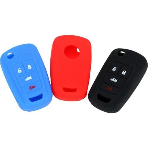 Remote Silicone Key Protect Bag Key Case for Car Key Shell Cover Auto Accessories For Buick Chevrolet AVEO CRUZE Flip