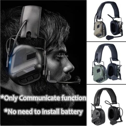 Outdoor Hunting Tactical Headset Airsoft Headphone Military Shooting Headset Ear Protection Earphones