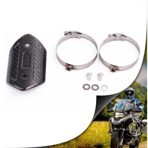 Motorcycles Universal Carbon Fiber Heat Insulation Board Exhaust Pipe Anti-Scald Cover Quality Carbon Fiber Insulation Board