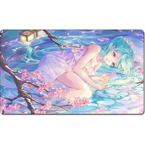 High Quality Board Magical Cards Magic Vocaloid-Girl TCG Cards Games Playmat Custom made playmats mousepad pad