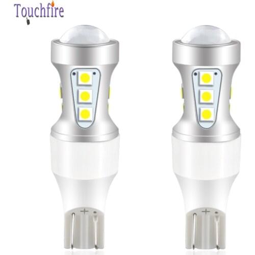 200Pcs/Lot 1800Lm T15 W16W 921 912 LED Bulbs Canbus OBC Error Free Backup Light LED Bulbs Car Reverse lamp Xenon White Wholesale