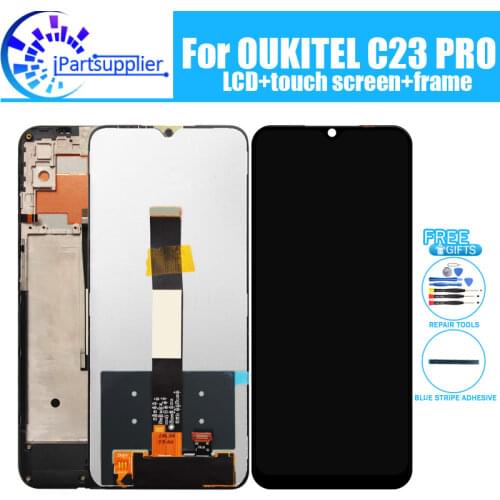 6.53inch OUKITEL C23 PRO LCD Display+Touch Screen 100% Original Tested LCD Digitizer Glass Panel Replacement For OUKITEL C23 PRO