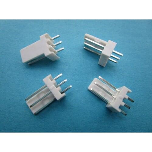 60 Pcs 2510 Pitch 2.54mm 3 Pin Male Plug Connector Straight-pin