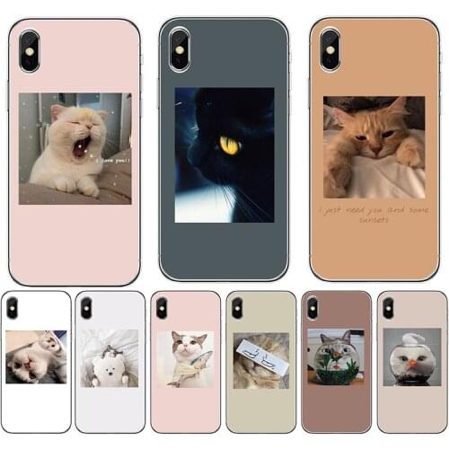 For OPPO Reno 4 5G 3 pro 4G 2 2Z 10X zoom Cover Funny cat Painted Soft Silicon TPU protection Phone case Coque