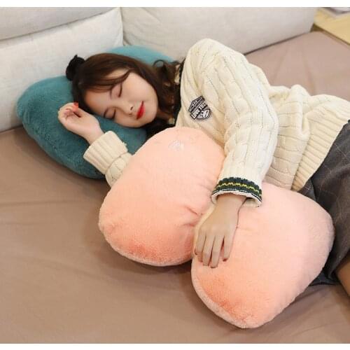 Ins Nordic Bowknot Plush Cushion Solid Stuffed Pillows Kawaii Decorative Cushions Home Decor Sofa Bed Soft Body Pillows Toys