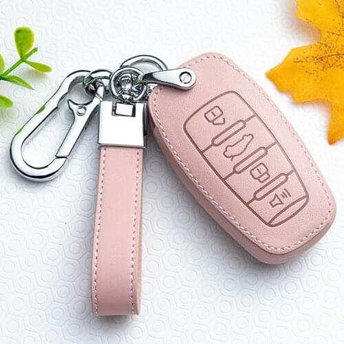 Leather Car Remote Key Case Cover for Great Wall Haval Hover Coupe H7 H8 H9 GMW H4 H6 F5 F7 H2S C50 H1 H2 Auto Accessories