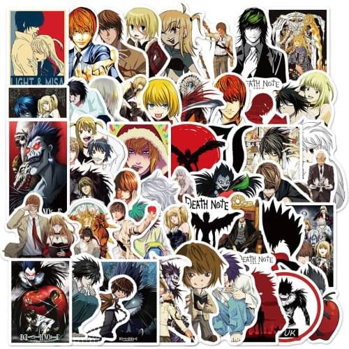 10/30/50Pcs Japanese Anime Death Note Stickers For Notebook Motorcycle Skateboard Computer Mobile Phone Cartoon Toy Trunk Decals