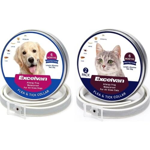 Flea Tick Collar For Dogs Cats Pet 8 Month Adjustable Dog Collar for Small Dogs Pets Accessories Cute Products