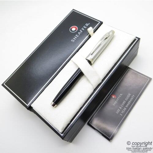 Sheaffer 100 Black Chrome Fountain Pen | İsme Special Pen