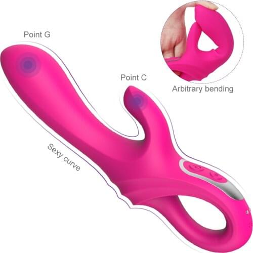 Vibrating Dildo Rabbit Vibrator G spot Vibrators For Women Clitoris Stimulator Vagina Female Masturbator Adults Toys For Couples